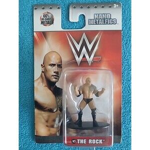 Jada Toys Nano Metalfigs WWE The Rock W3 DieCast Figure